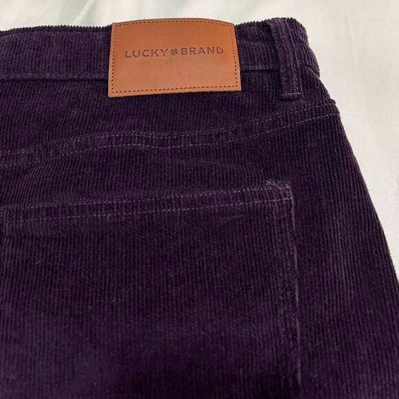 Lucky Brand Skirt Size 6 Maroon Corduroy Mini Skirt With Pockets NWT - Picture 5 of 6